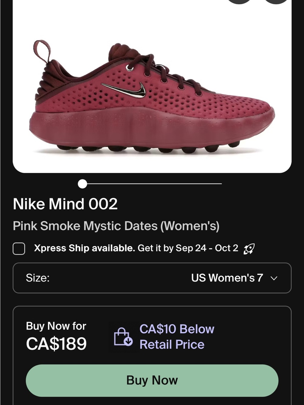 Nike MIND 02 Women's Sneakers - Dusty Rose